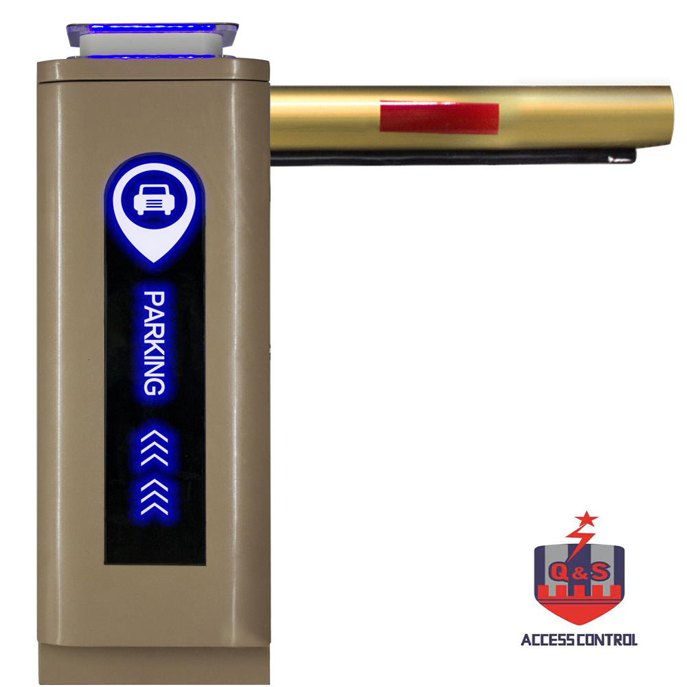 HBF11-S3 3.5M 1S DC24V Straight Arm Luxury LED Light on Front & Top Cabinet Boom Barrier