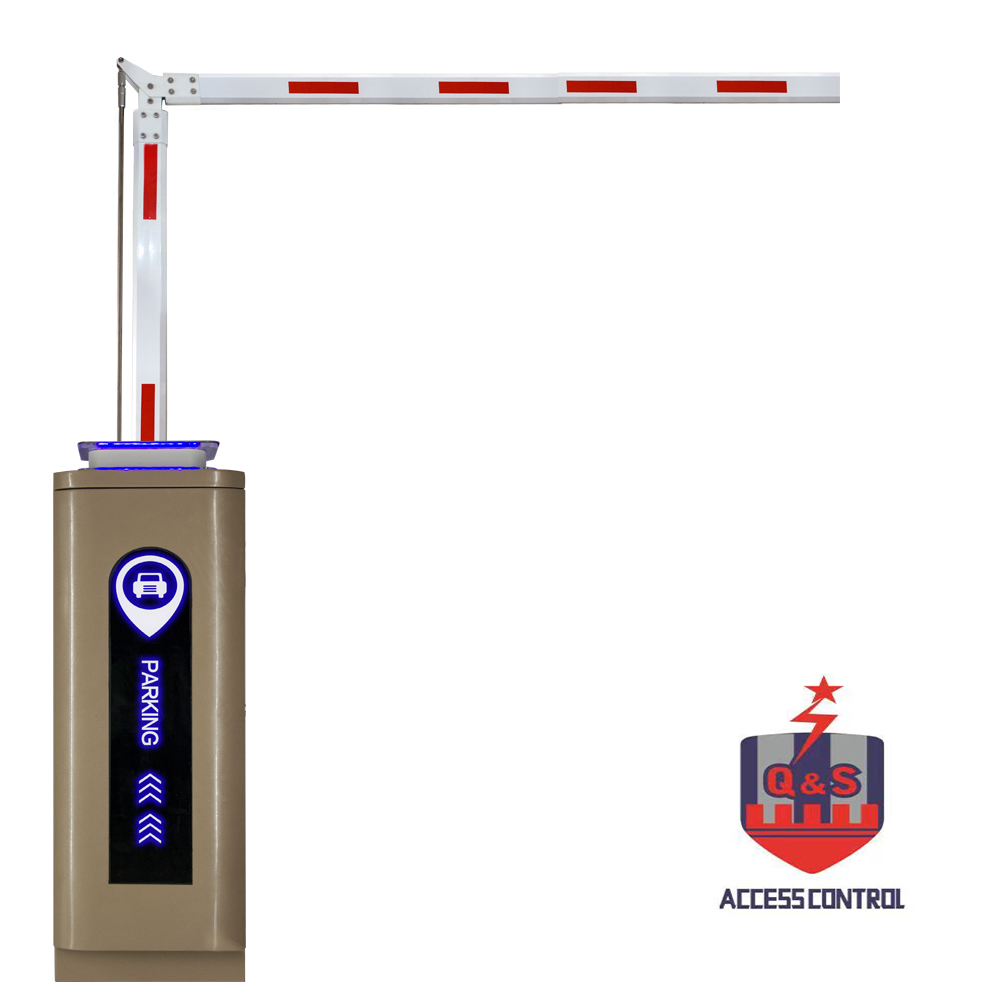 HBF01-90C5 6S AC 5M 90°Folding Arm Luxury LED Light on Front & Top Cabinet Boom Barrier 